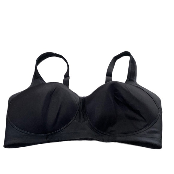 NWOT Women’s Vanity Fair Sports Med Impact Bra Size‎ 38DD BLACK - Picture 1 of 4